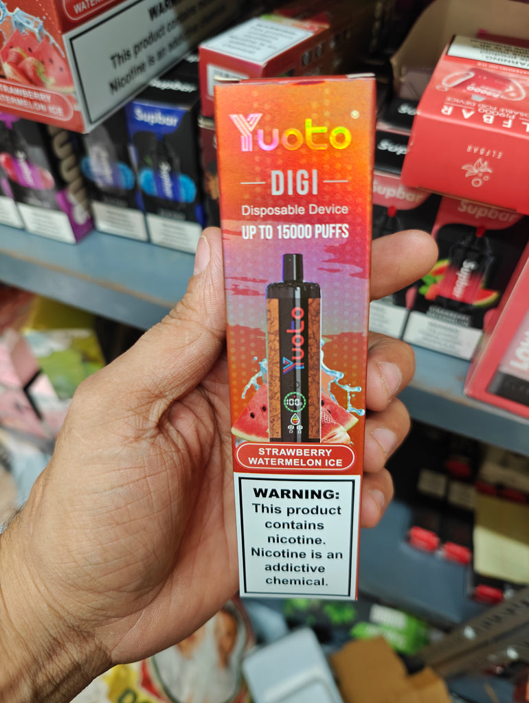 YUOTO DIGI 15000 PUFFS 50MG |DISPOSABLE VAPE | INDIA