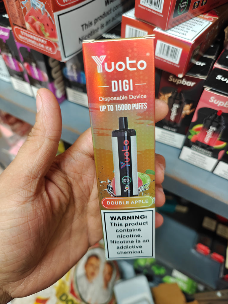 YUOTO DIGI 15000 PUFFS 50MG |DISPOSABLE VAPE | INDIA