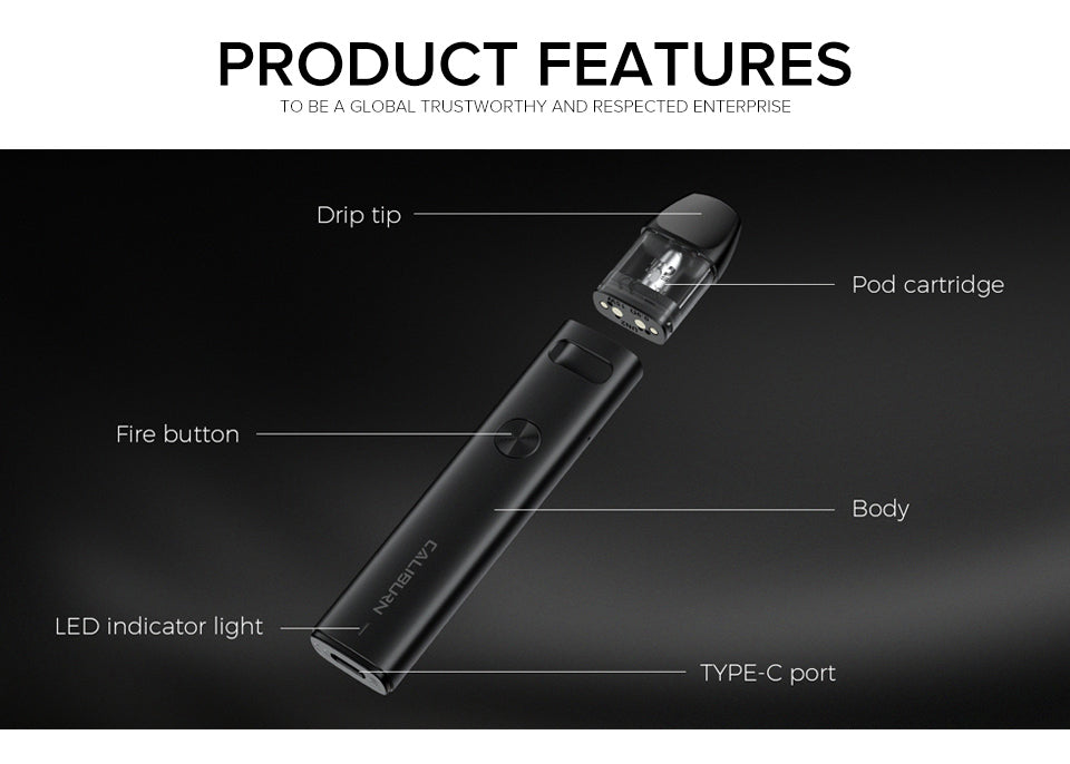 Uwell Caliburn pod Orignal kit 15W Pod System